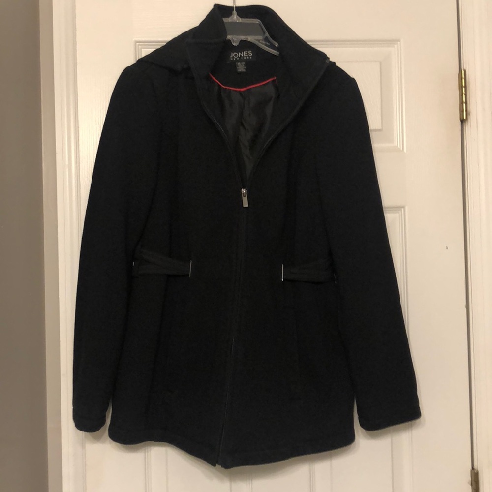 🤓 black hooded jacket